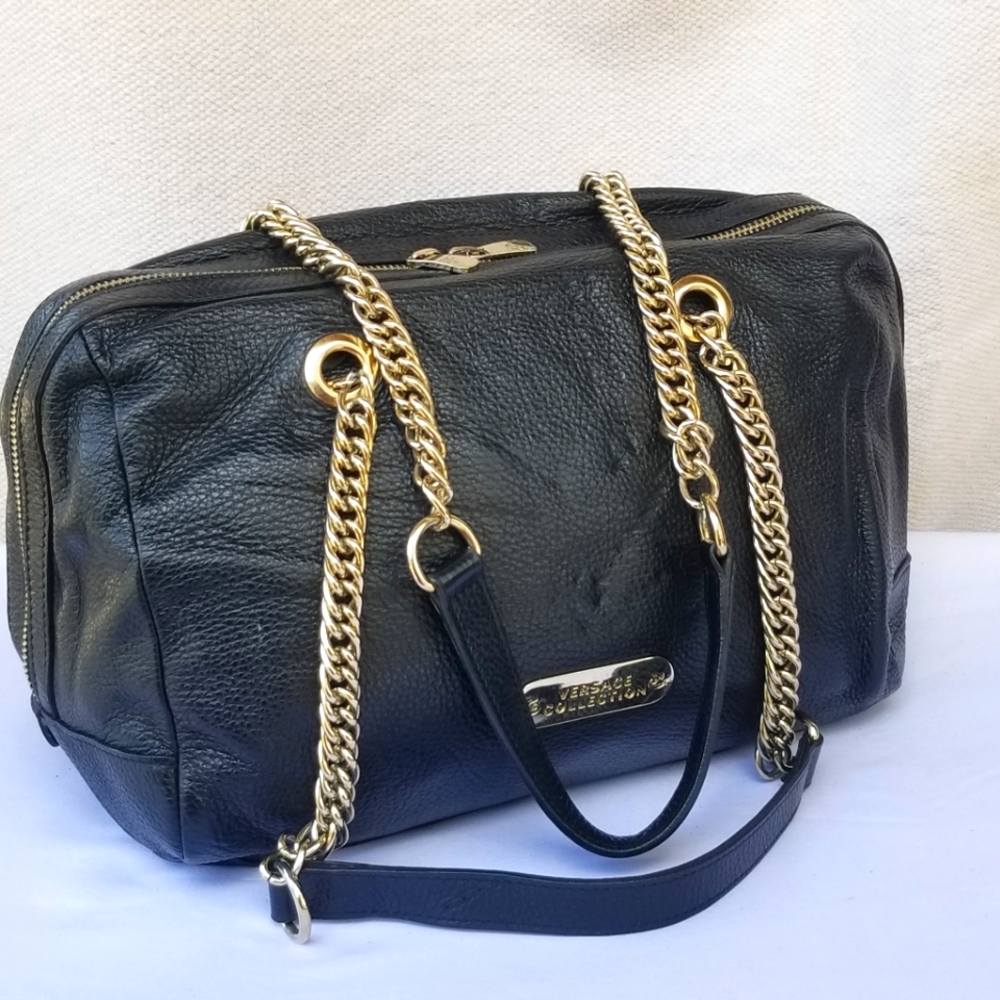 Versace Collection  Chain Strap Shoulder